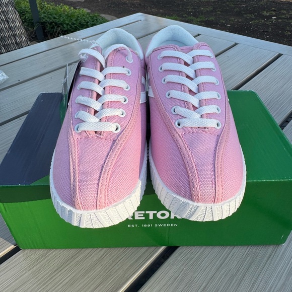 Tretorn Nylite Plus Canvas Sneakers Pink | Size 7.5 | NWT - Picture 7 of 11
